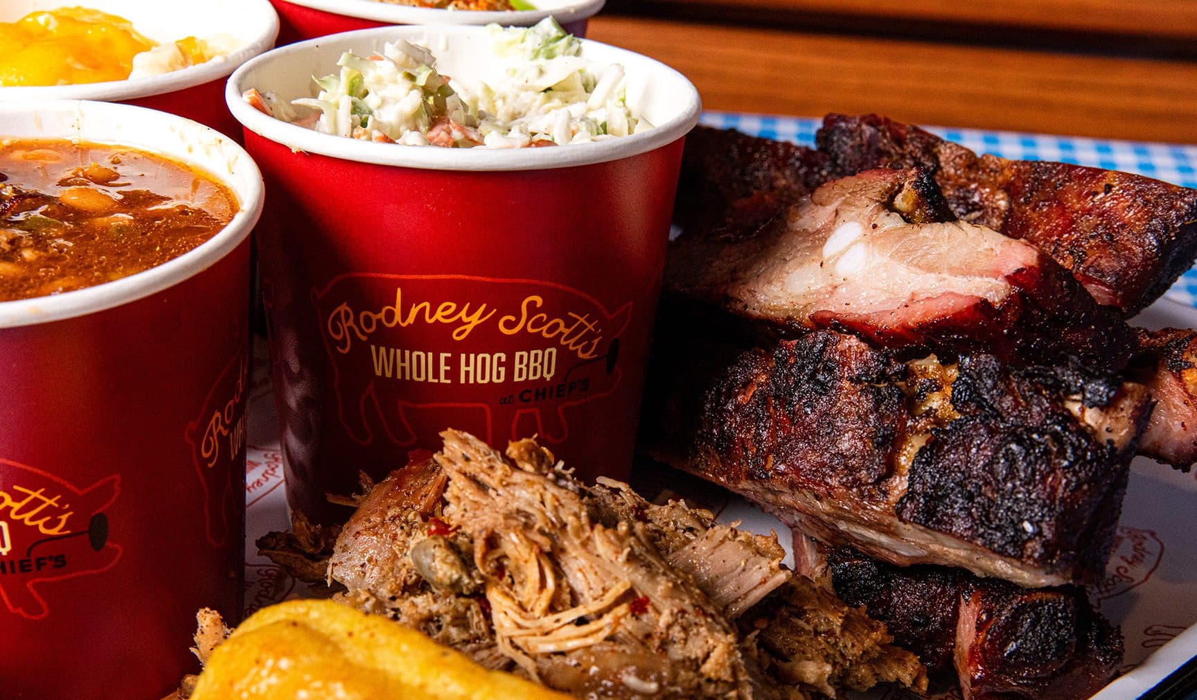 food from Rodney Scott's BBQ