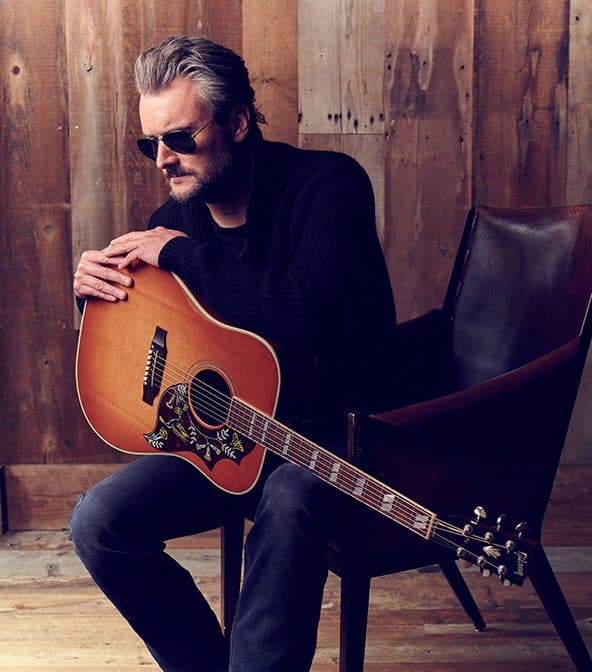 Eric Church holding guitar